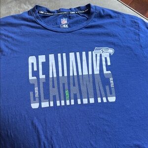 NFL Seahawks Blue Short Sleeve Tee
